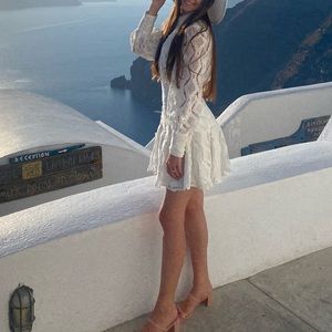 Short white dress